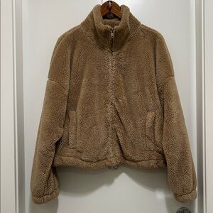 Sunday Best Tan Fleece Jacket